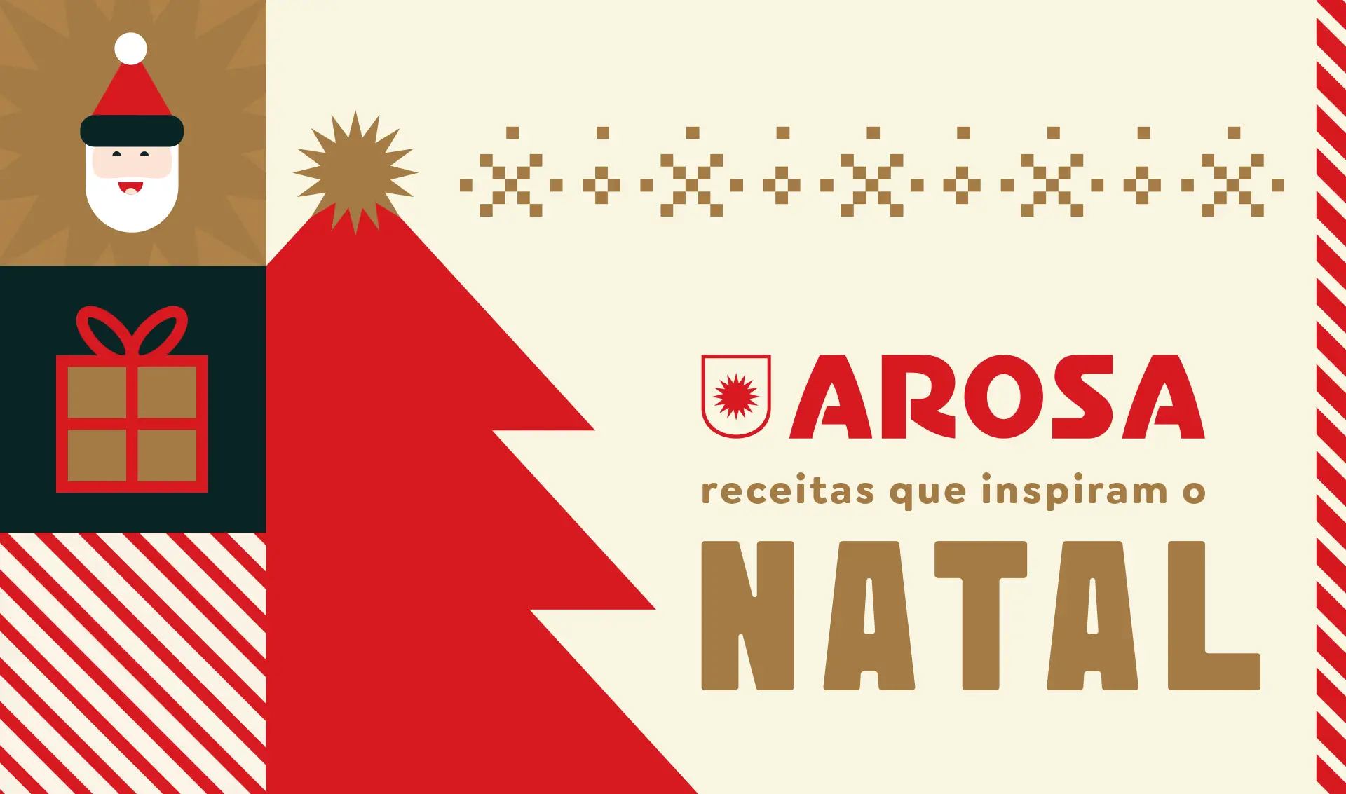 Arosa receitas que inspiram o Natal