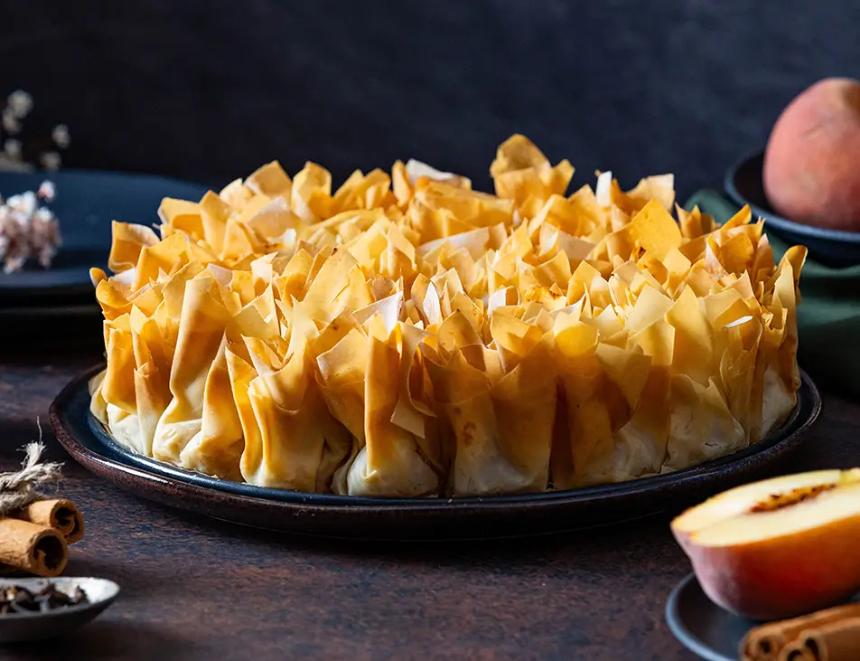 Foto Fillo com Doce de Pêssegos