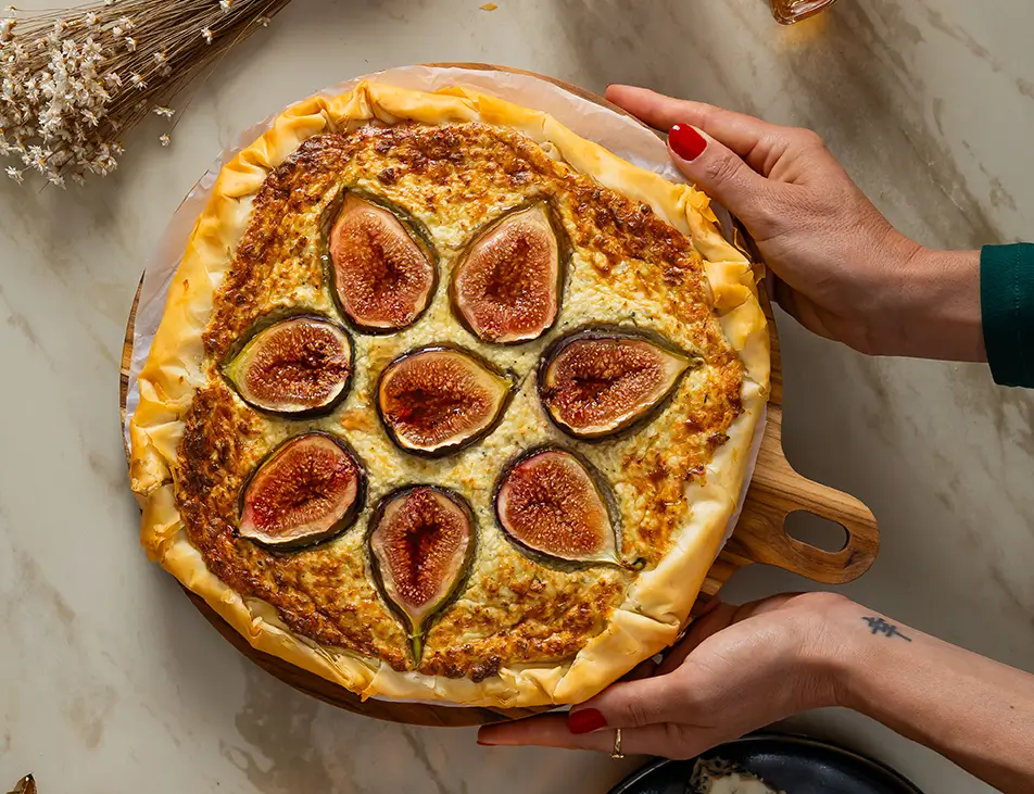 Foto FILLO QUICHE COM FIGOS E GORGONZOLA