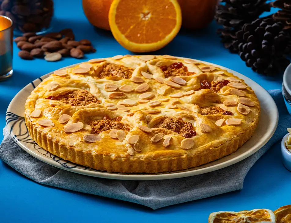 Foto Torta com Frangipane de Amêndoas e Laranja